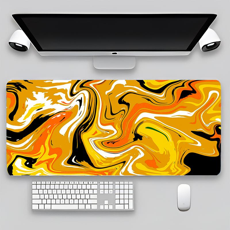 Terrain Map Contours Keyboard Gamer Carpet Rubber Mat Full Gamer Pc Keyboard Mouse Gamer Table Gaming Pc 90x40cm