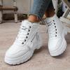 New Women Sneakers Winter Fashion Waterproof Sneakers Height Increased Snow Boots Warm High Top Platform Sports Shoes Women