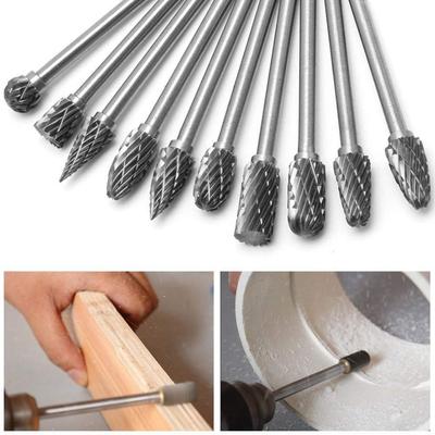 Metal Work Fresa Extra Larga Broca Carburo 100mm Lima Escofina Rotatoria Herramientas Abrasivas