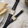 Seiko Classic Dress (27.2mm) White Dial/Black Leather Strap SWR104P1 Black/White
