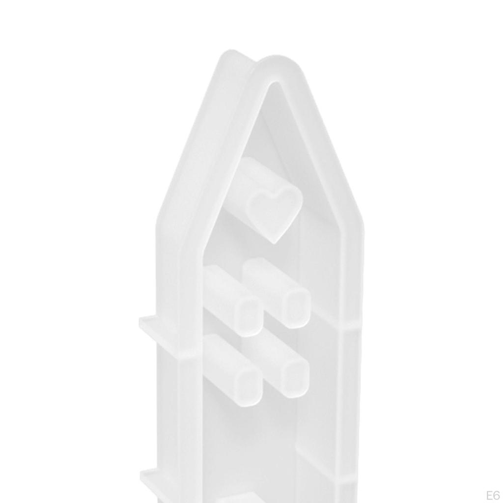 Heart House Silicone Model Candle Making Handmade DIY Soap Easter Epoxy Resin Casting