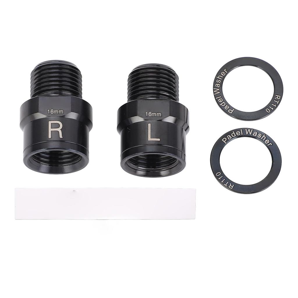 2PCS Bike Pedal Extender 16mm Ti Alloy Bike Pedal Lengthening Extension Shaft for Mountain Bikes