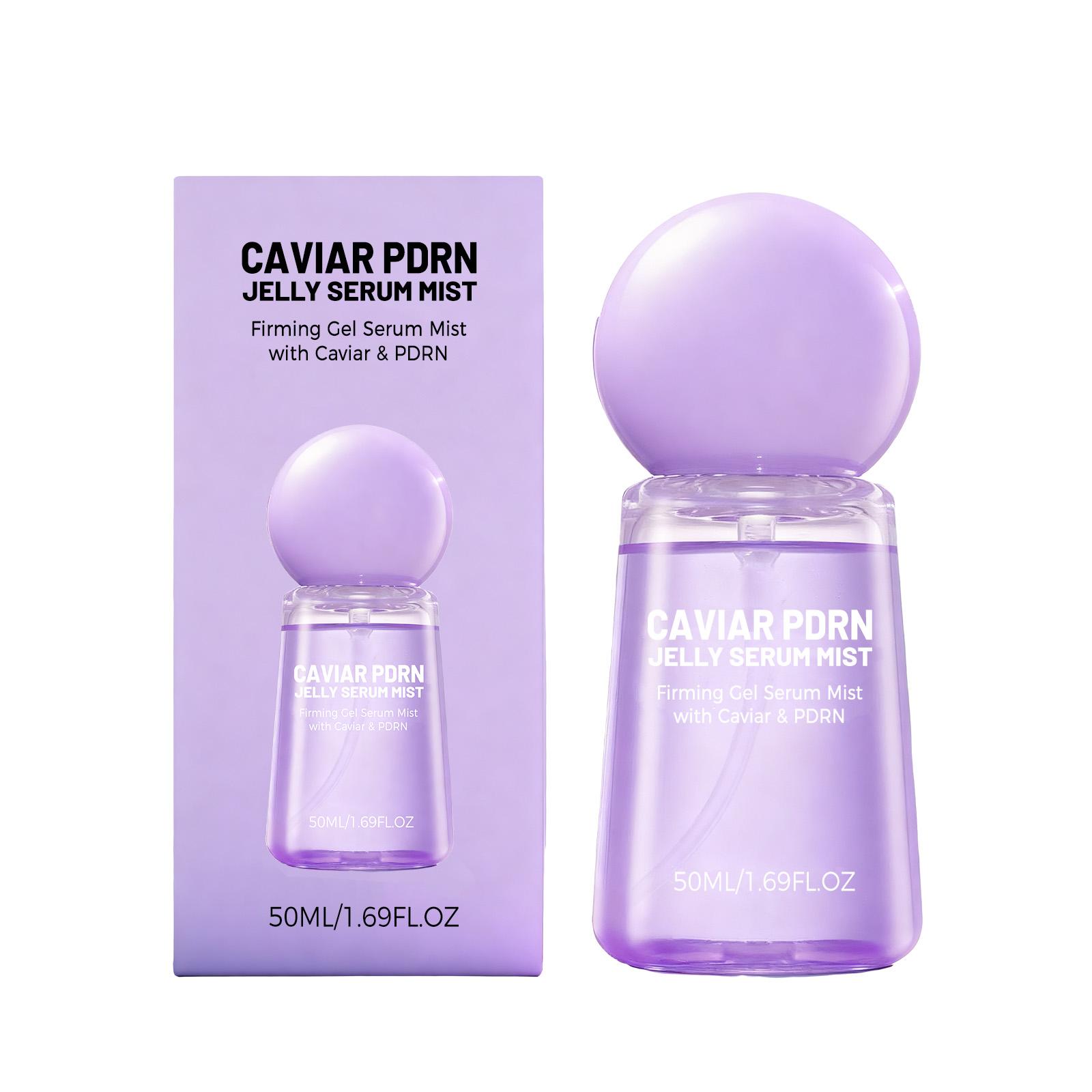 Caviar Jelly Essence Spray: Lightweight & Gentle Facial Care - Convenient Daily Skincare Mist 50ml