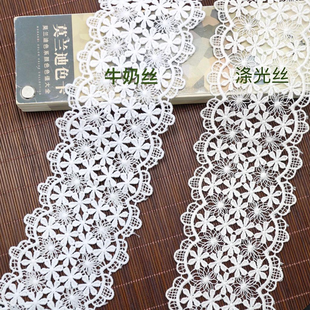 Hollow Polyester Lace Clothing Splicing Decorative Materials Diy Home Curtain Sewing Accessories