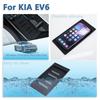 För KIA EV6 2024 Bil Trådlös Laddningsplatta Biltelefon Halkfri Mat Silikongel Reptålig Matta för EV6 Tillbehör