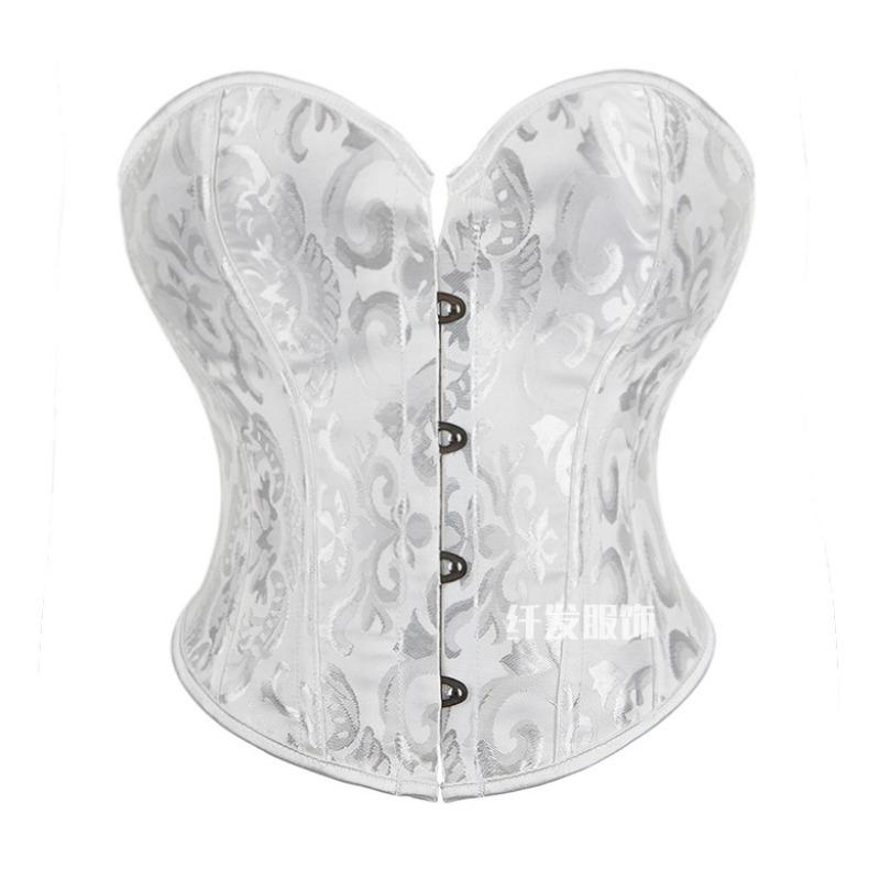 Top a Canotta Shapewear da Donna a Spalle Scoperte con Stringivita Corto a Cuore