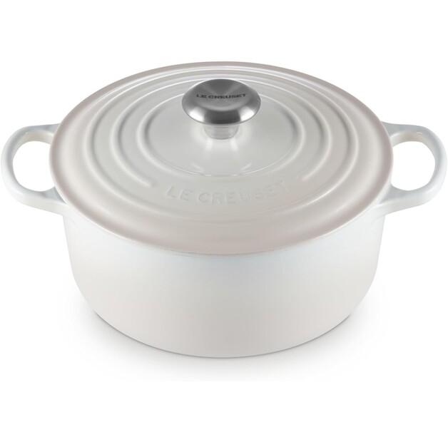 Жаровня Le Creuset Signature круглая 24 см безе 4,2 л (21177247164430)
