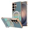 Luxury Carbon Fiber Fold Magnetic Stand Bracket For Magsafe Case For Samsung Galaxy S26 S25 S24 S23 Ultra Shockproof Back Cover
