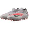 Nike Phantom Vision 2 Elite Df AG Pro Metallic Grey Crimson Sneakers CD4160-906