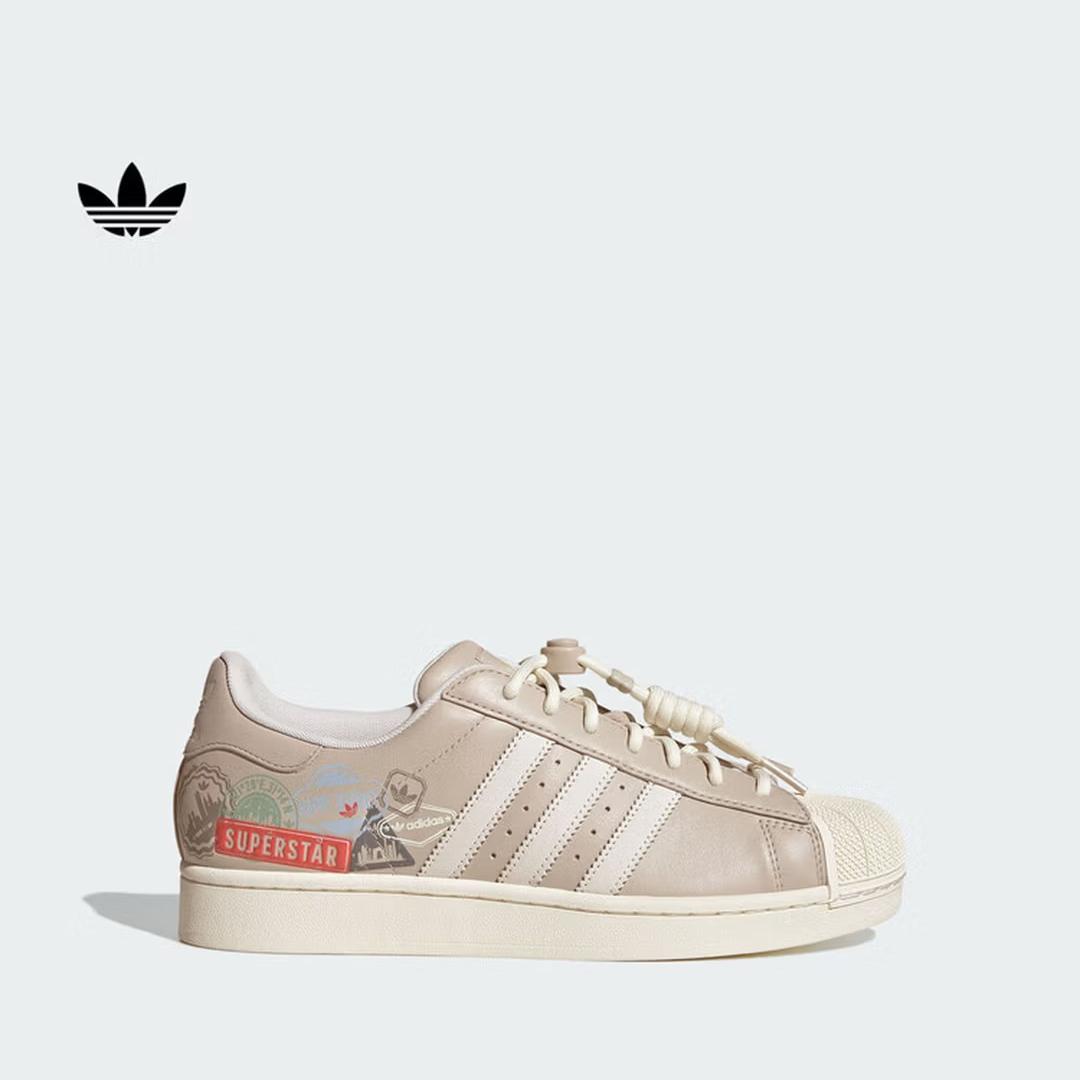 

Adidas SUPERSTAR II Классические Ретро Кроссовки с Ракушкой Adidas Трилистник JR1330 35.5 коричневый
