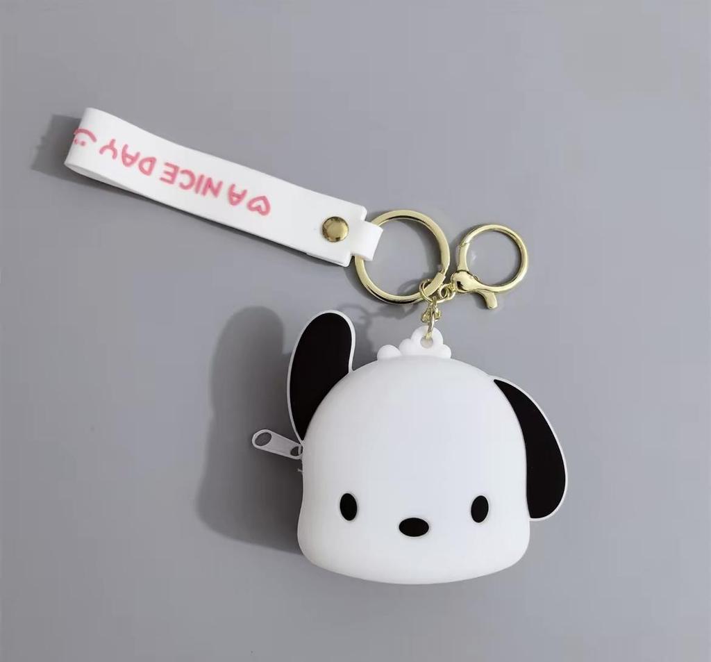 Sanrio Cartoon Silicone Coin Purse - Cute Children's Storage Bag