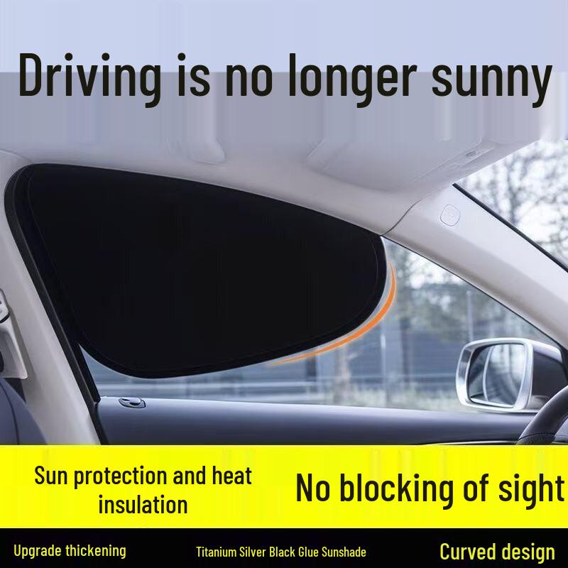 Magnetic Sunshade: Electrostatic Car Window Heat Blocker & Insulation for Sedans