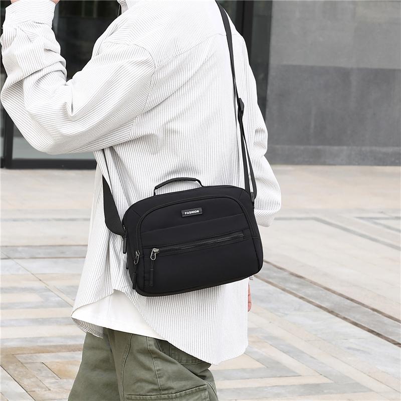 Sac bandoulière homme grande capacité style commuter sac à bandoulière unique mode loisirs sacs bandoulière homme
