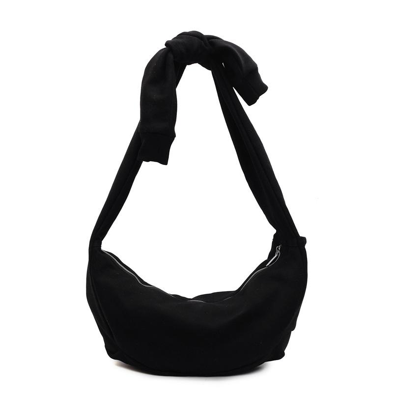 Crossbody-veske Dame Stor Kapasitet Skulderveske Lett Ensfarget Tote-veske