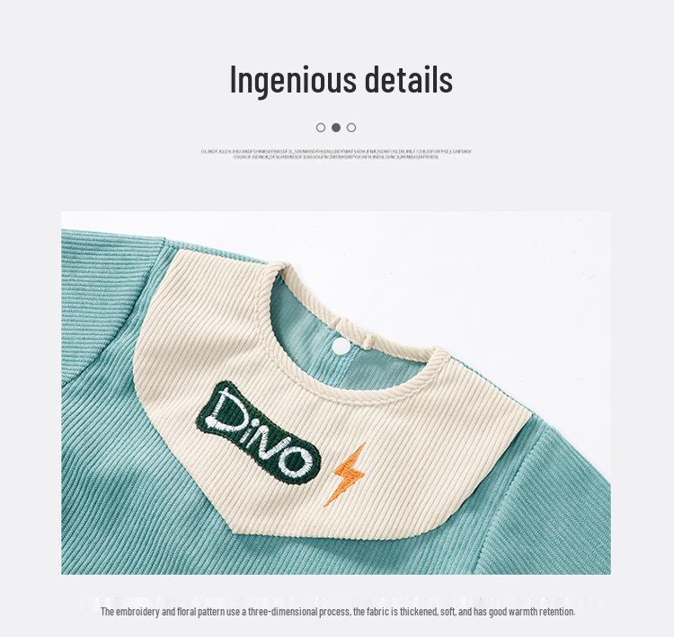 Waterproof Reversible Baby Coverall Bib for Eating, Painting & Play - Autumn/Winter Protective Outerwear for Children & Toddlers.
