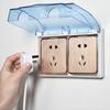 86 Type Dual Socket Waterproof Power Outlet Protector Bathroom Shower Transparent Electric Switch Plug Cover Safety Splash Box