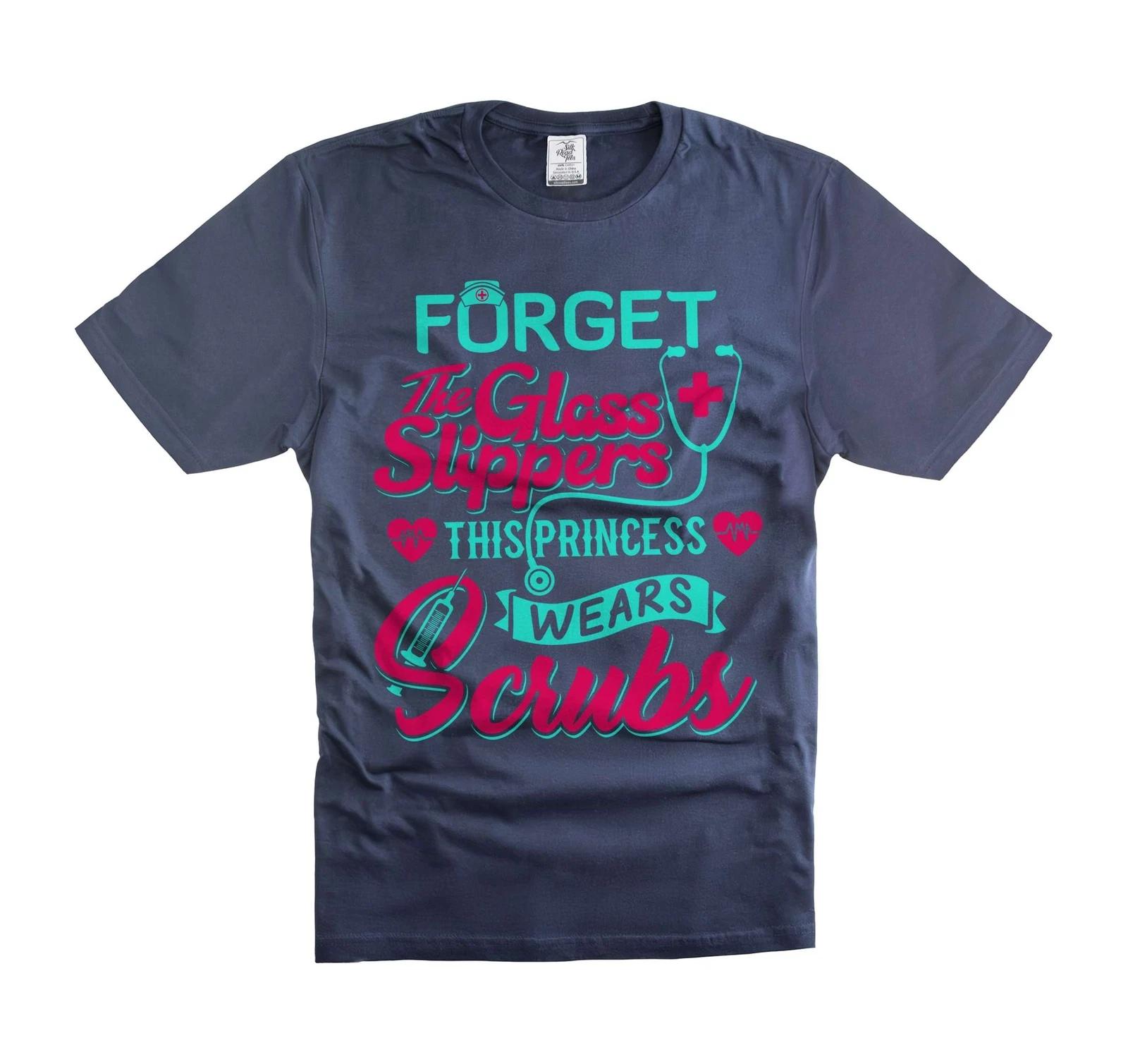 

Princess Wear Scrubs Shirt Nurse Scrubs Shirt Nurse Funny Shirt Mother s Day Tee 4XL