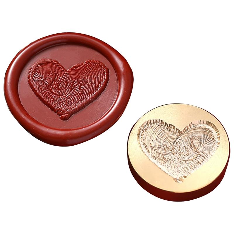 Lovely Wax Seal Stamp Love Theme Stamps for Head Scrapbooks Decorative Gift Pack