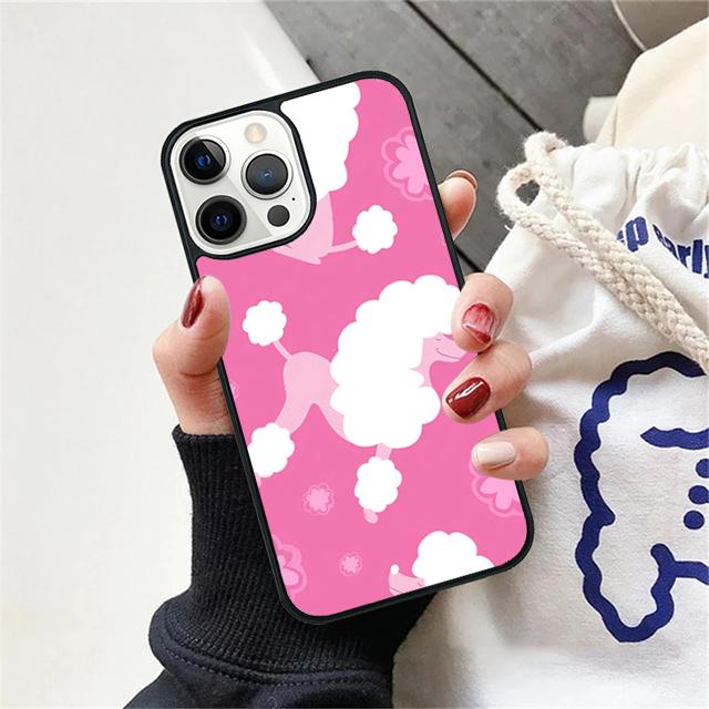 Poodles cartoon Girly Cute Coque Shell For iPhone 17 Air 15 16 14 13 12 Pro Max 11 Pro Max Plus Phone Case Cover
