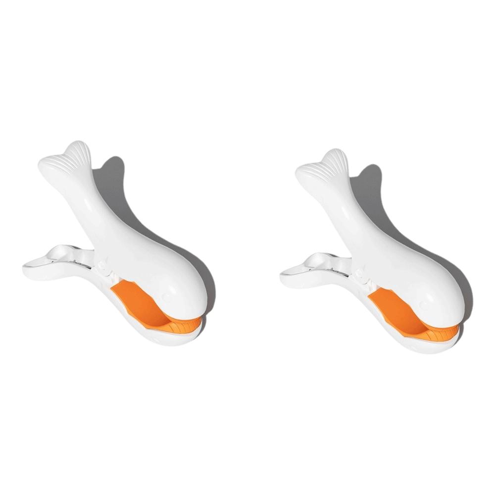 2/3pcs Plastic Clothes Peg Pins Windproof Laundry Drying Clips Cute Drying Clips  Clothesline 14cm 2pcs Orange