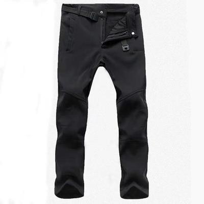 Men's Winter Outdoor Waterproof Hiking Trousers Camping Climbing Fishing Skiing Fleece Warm Pants