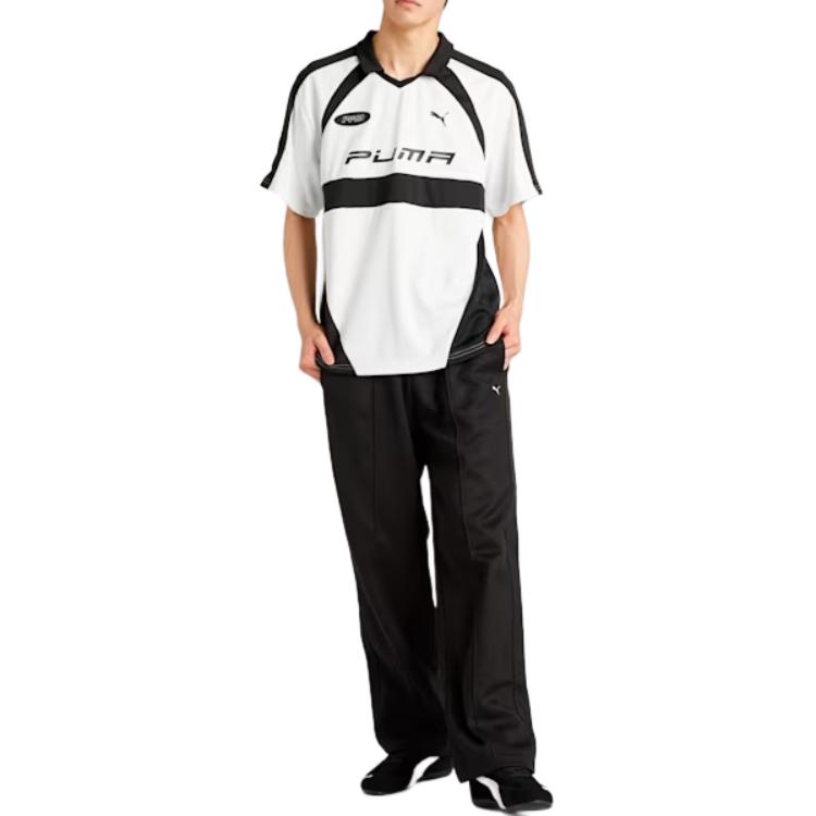 Puma Modisches Vielseitiges Weiches Hautfreundliches Fußballtrikot Unisex Oberteile Weiß 631242-02