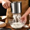 Hight Quality Powder Sugar Shaker With Hand Press Design Stainless Steel Flour Sifter For Baking Fine Mesh Flour Sifter Sieve