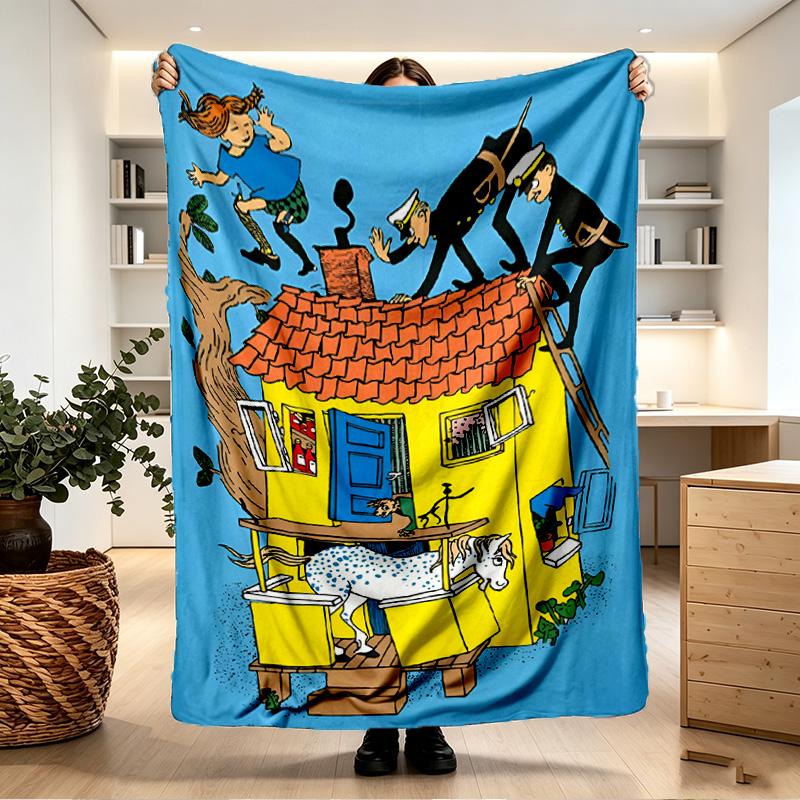 Der Rauber Hotzenplotz Print Blanket - Soft & Comfortable, for Bedroom, Travel, Sofa, Home Decoration - Birthday Christmas Gift for Friend