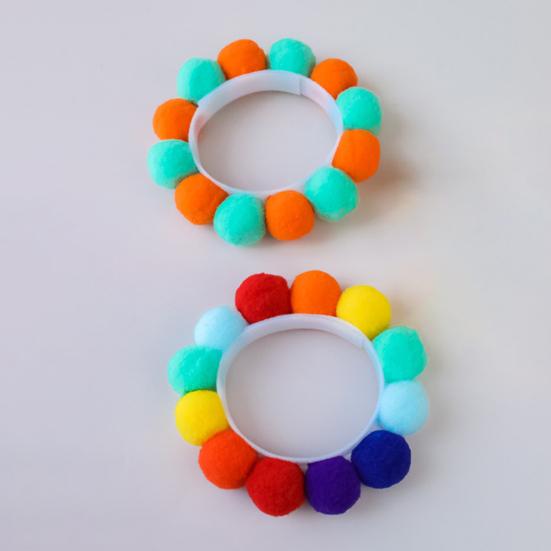 Pet Collar Push Balls Breathable Flexible Cute Ties Puppy Small Dogs Cat Collar for Kitty