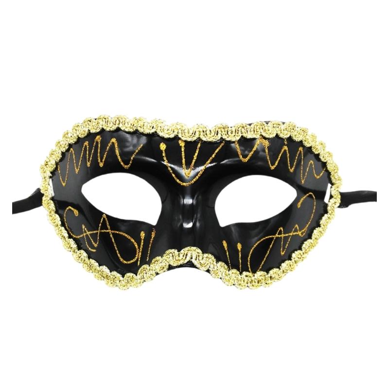 Hand Painted Mask Masquerade Mask Halloween Mask Masquerade Eye Mask For Men Women Halloween Costume Accessory