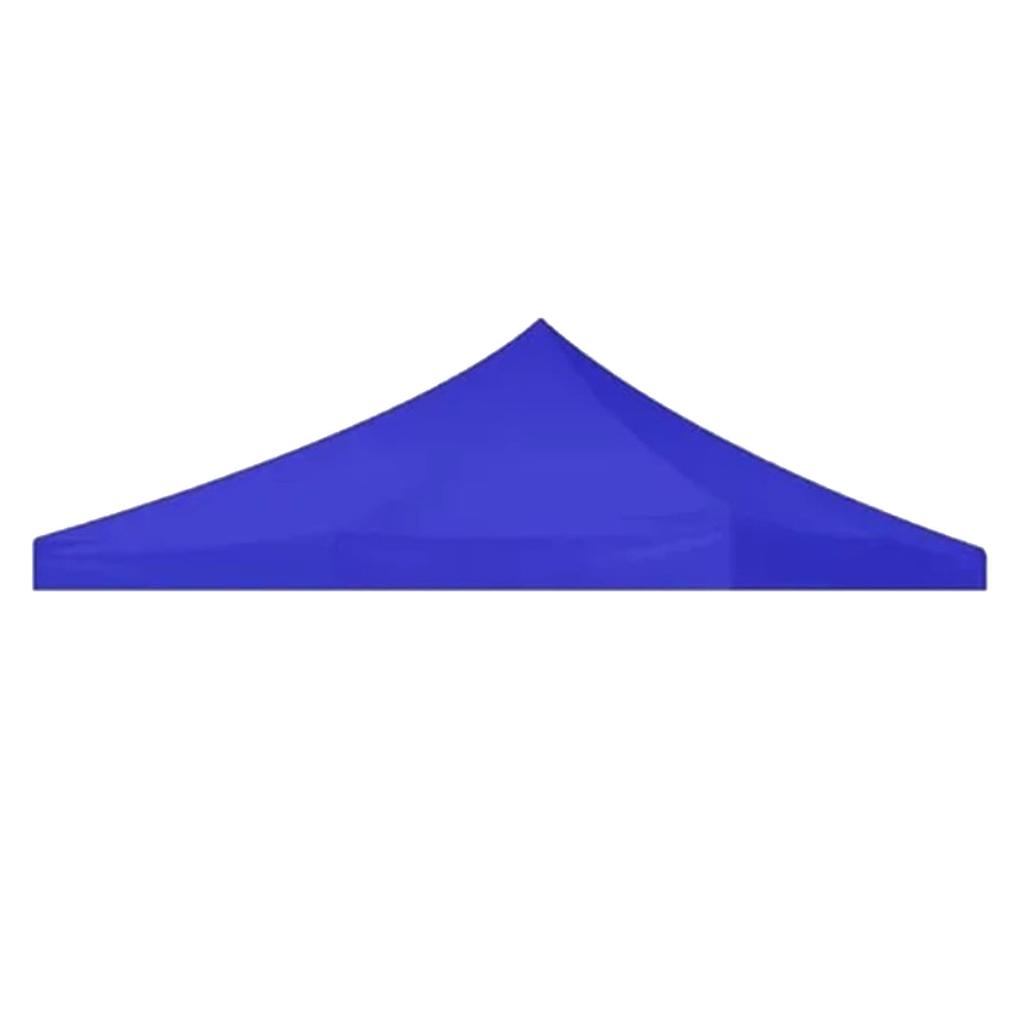 Canopy Top Oxford Cloth Square Foldable UV Proof Rainproof Canopy Top Cover Blue 2.9x2.9 Meters