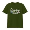 Grandma of twins T Shirt vintage Washed Comfortable Slightly designer clothes homme streetwear graphic Stretched Breathable
