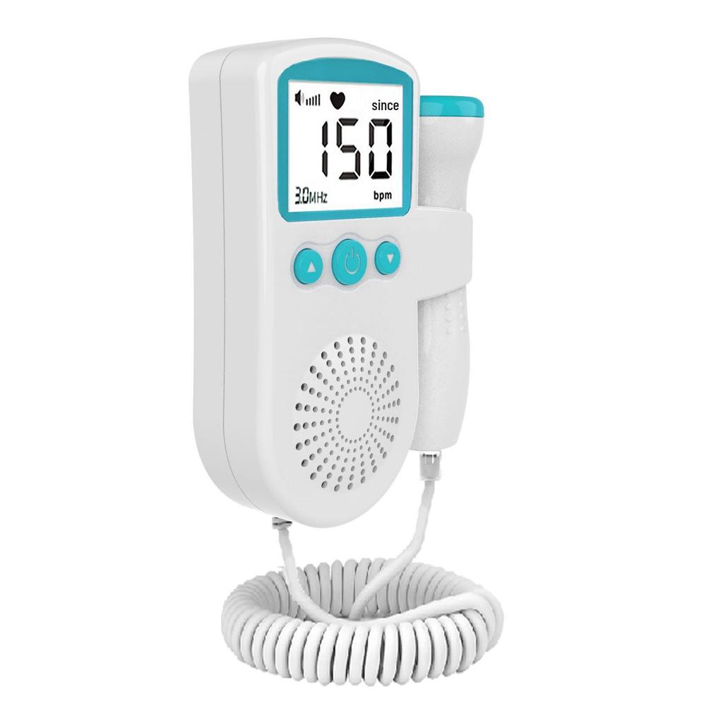 Fetal Heart Rate and Movement Monitor Doppler - Pregnancy Heartbeat Detector