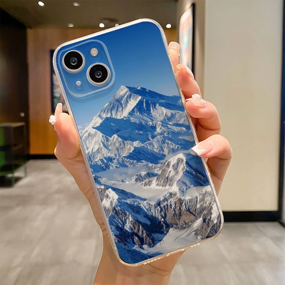 Heiliger Mount Everest Handyhülle Für iPhone 17 16e 16 15 14 13 12 11mini Pro Max X XR XSMAX 8 7 Air Plus Weiche Hülle