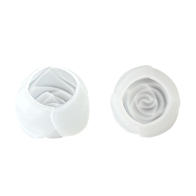 Multi Size 3D Flower Shape Silicone Rose Mold Candle Mould Handmade Soap Mold Wedding Cake Decor Jelly Valentine'S Day Gift Diy
