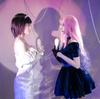 Anime Alien Stage Sua Cosplay Costume Women Stage Mizi Cosplay Costume Cute White Dress Headwear Wigs