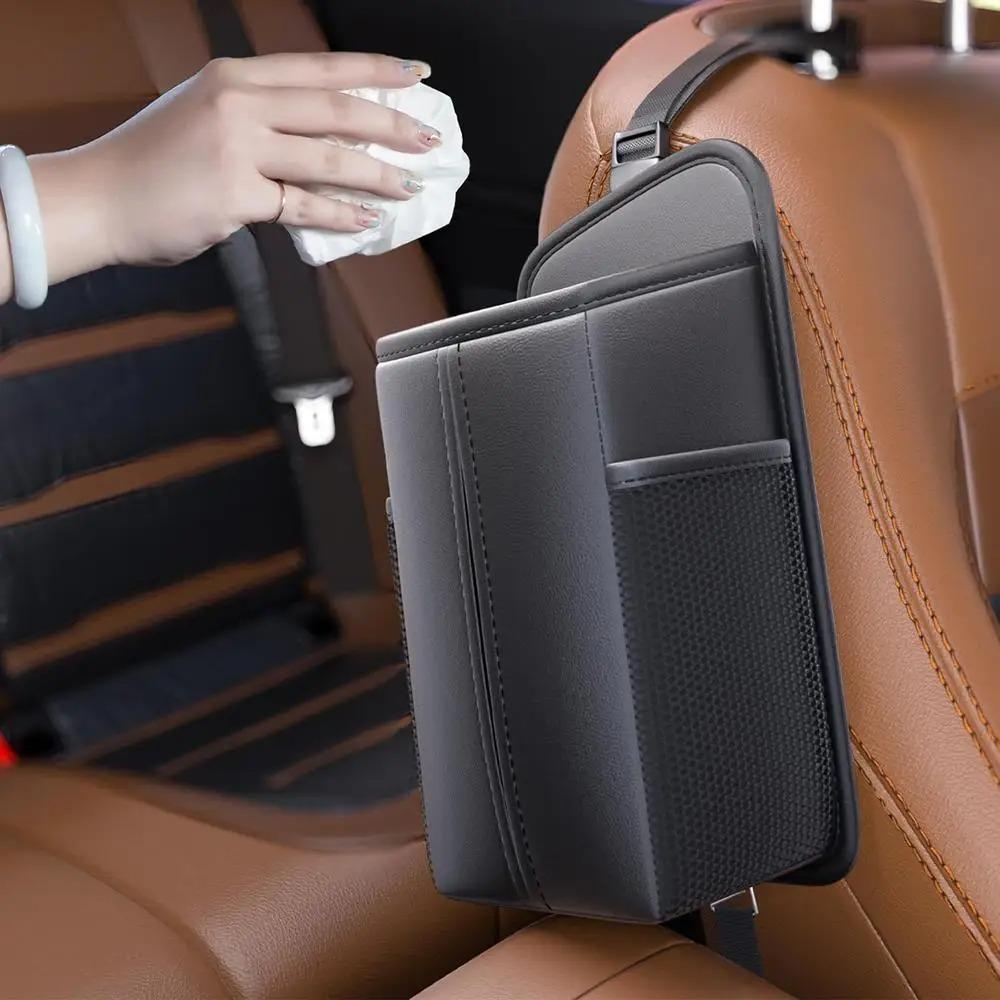 Storage Box Car Tissue Case Adjustable Space Saving Organizers  Car Decoration