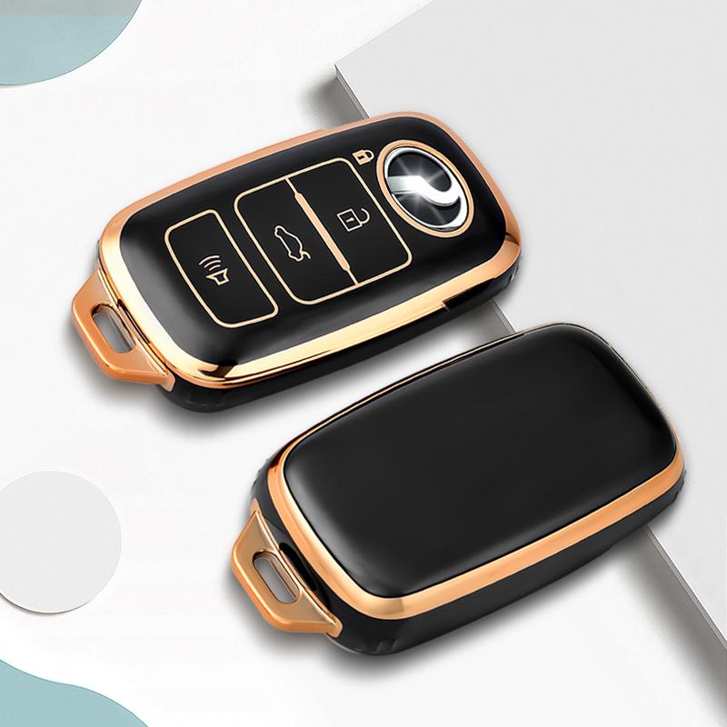 4 Buttons Key Fob Cover For Toyota Perodua Key Case Cover Car Key Protection Smart Remote Tpu Car Key Case Bag 8 Colors