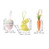 Easter Hanging Decorations DIY Crafts Adorable Pendants Foam Material for Party Supplies