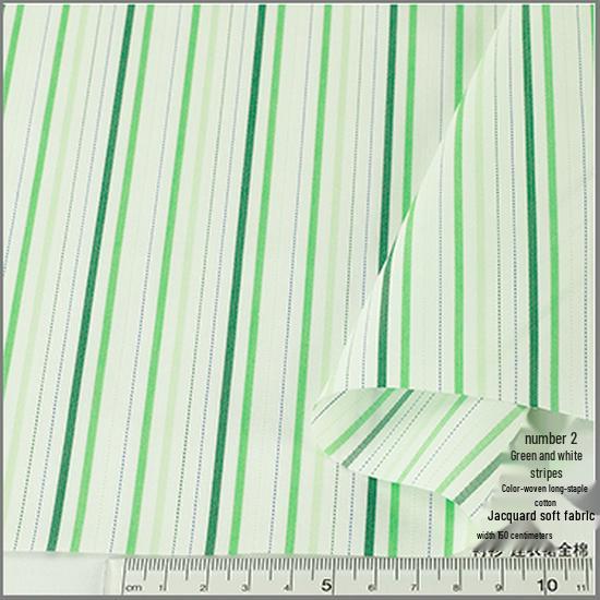 Blue, White, Gray Striped Cotton Fabric for Summer Shirts and Work Dresses