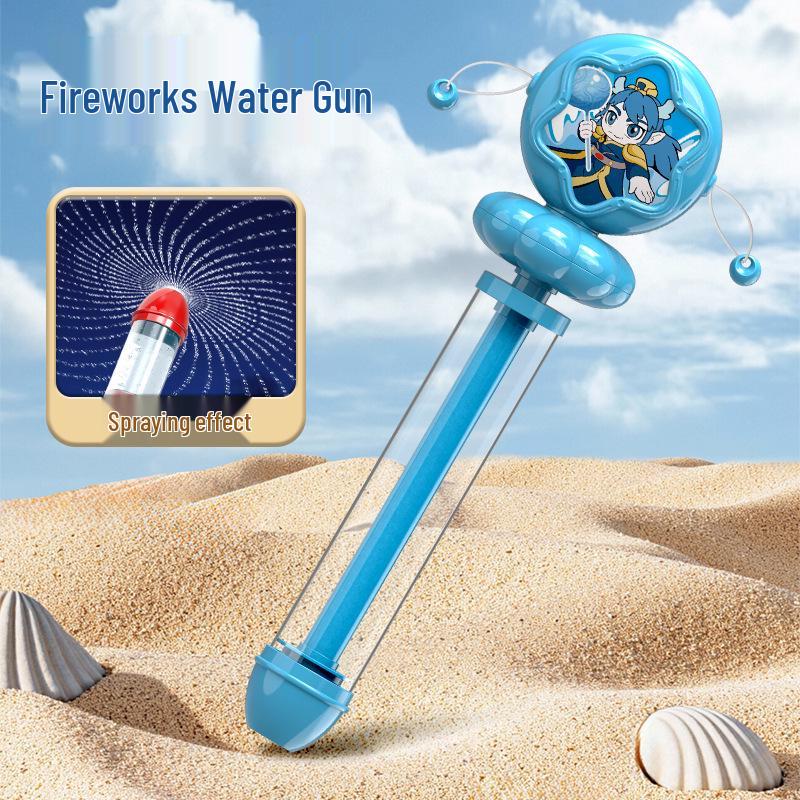 Multi-Hole Water Cannon Toy for Beach Play