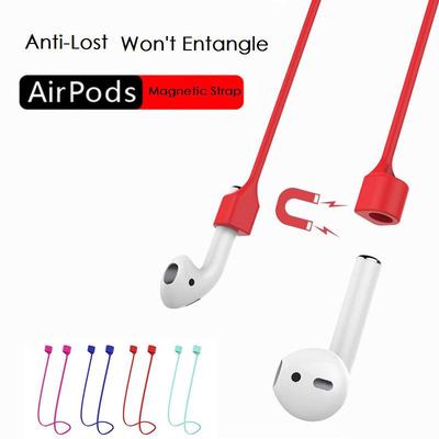 For AirPods Anti-Lost Magnetic Silicone Earphone String Rope For Airpods Pro Earphones Strap Cord
