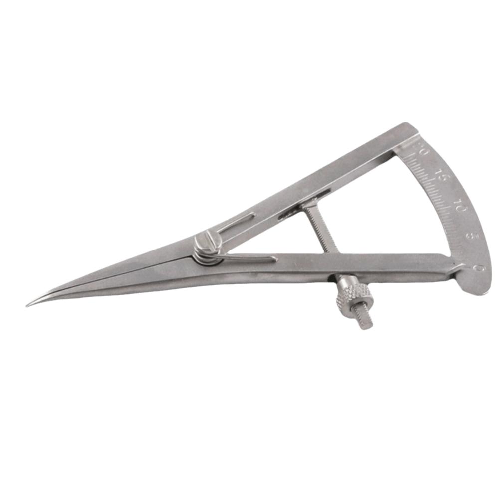 Screw Adjustment Eyelid Caliper Sterilizable Surgical Caliper Ophthalmic Caliper  Surgical Tool
