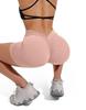 Women's Hip-Lifting Sexy Yoga Pants - Three-Quarter Length, Peach Buttocks Design