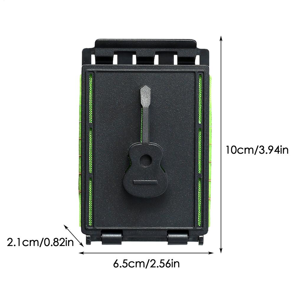 Guitar String Cleaner Cloth Fingerboard Cleaning Cloth Guitar Maintenance Accessories Musical Instrument Care for Guitar Bass чёрный