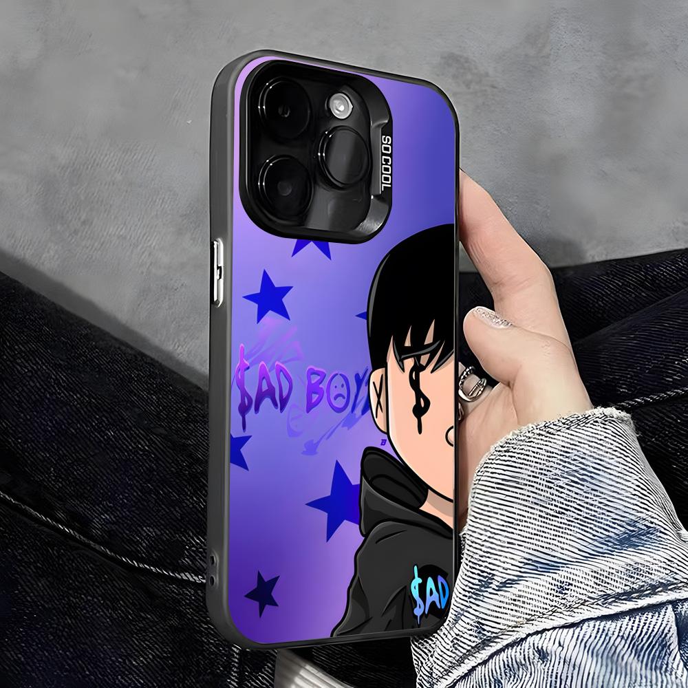

Чехол для телефона J-Junior H Sad GirIz BOYZ Для IPhone 17 Pro Max 16 Pro Max 15 14 13 11 12 Mini Xs X Xr 7 8 Plus Se Цвет Серебристый Чехол iPhone17 Air