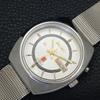 VINTAGE RICOH R31 AUTOMATIC JAPAN MENS SILVER COLOR DIAL WATCH A701937-5 R207-a701937