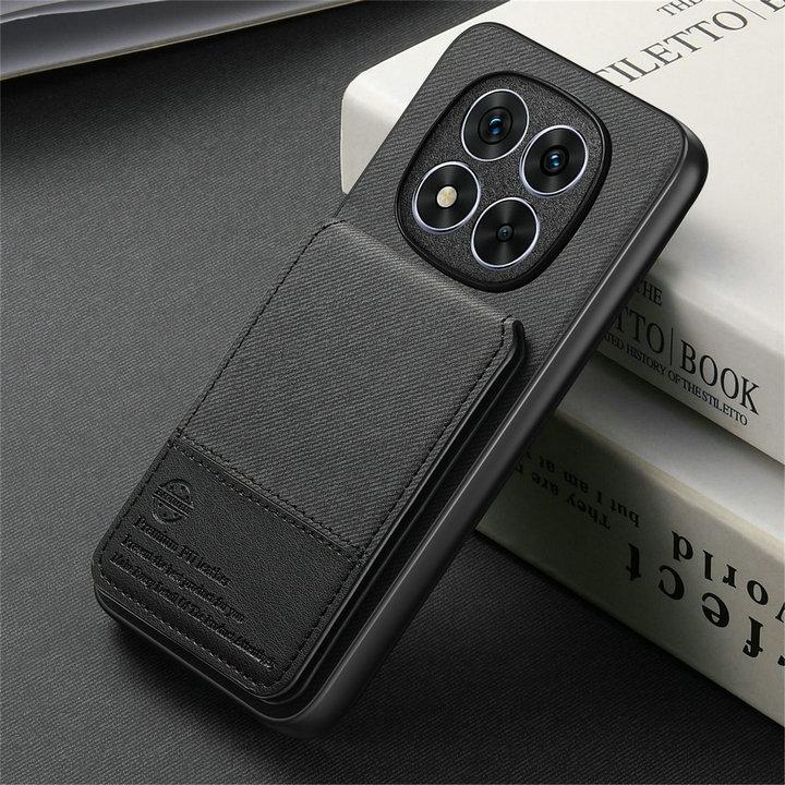 

Busienss Card Wallet Bracket Case For Xiaomi Poco M8 Pro M7 X8 X7 Pro Redmi Note 15 Pro Plus 5G Shockproof Protect Cover Poco M8 5G