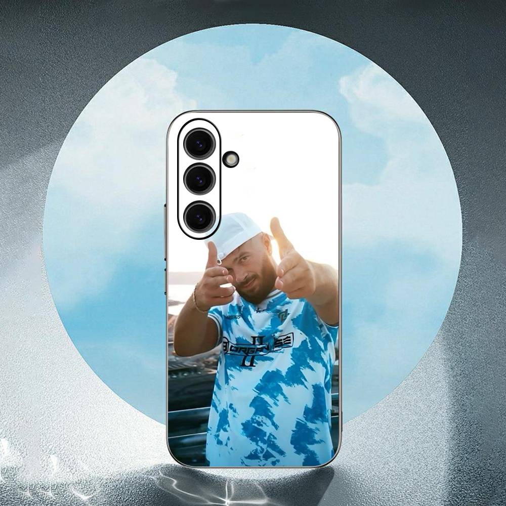 J-JuL-L Luxury Black Phone Case For Samsung Galaxy S23 S24 S25 Ultra S22 Plus S21