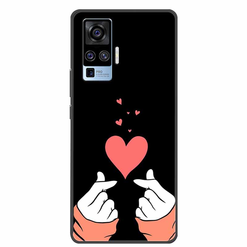 Für Vivo X50 Pro Hülle Cartoon TPU Weiches Silikon Handyhüllen für Vivo X50 Pro Plus Pro+ Abdeckung für Vivo X50 5G V2001A Süße Coque